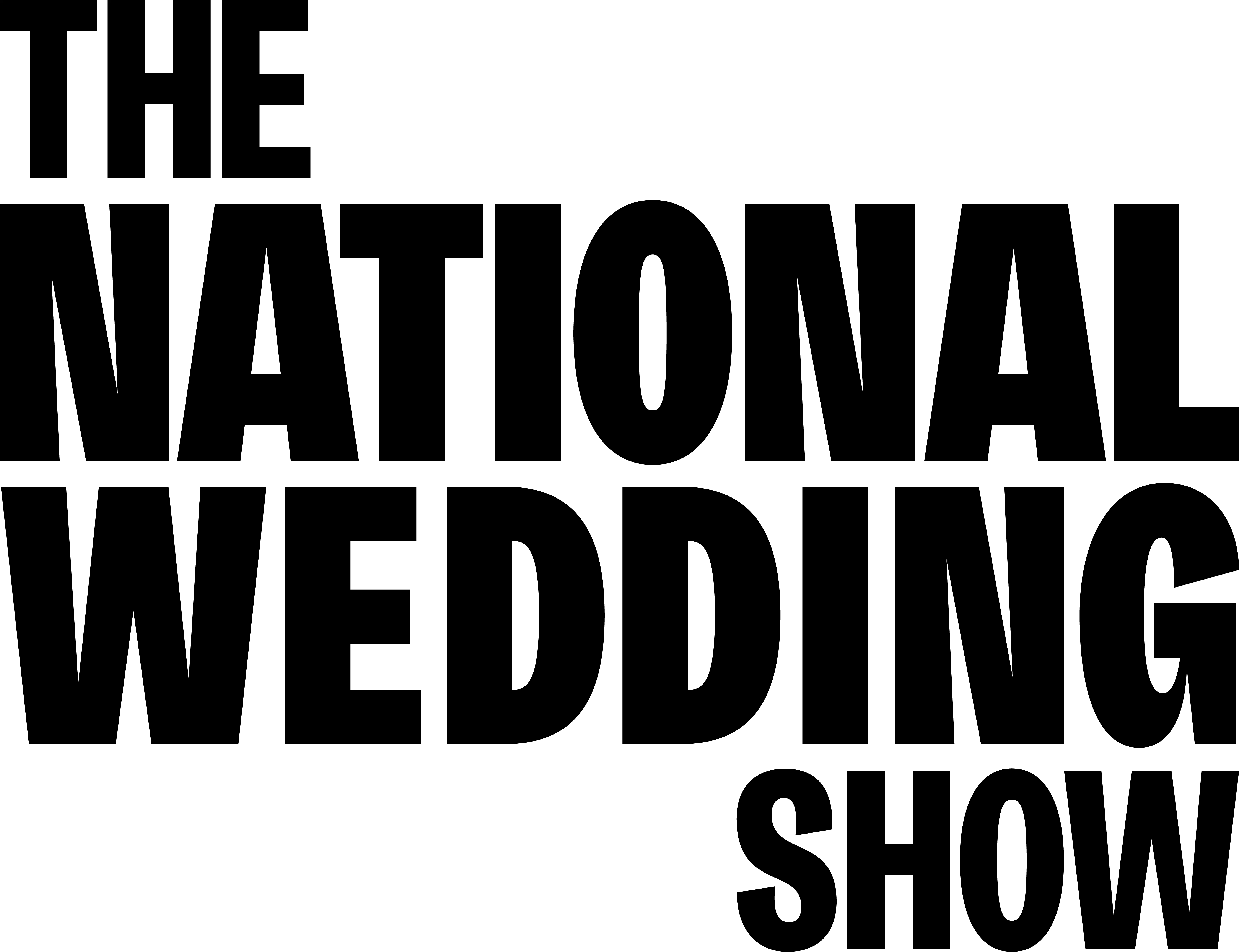 The National Wedding Show Logo Black