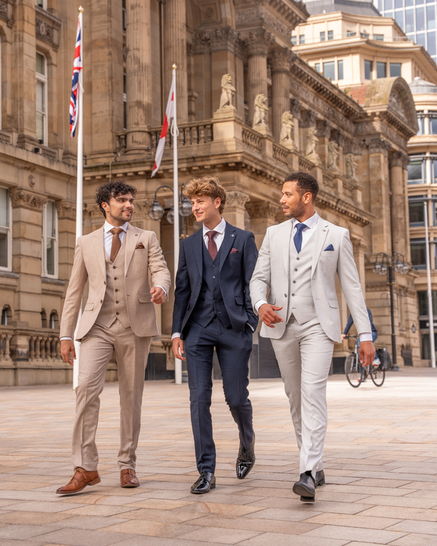One Wedding Party, One Look: How to Coordinate Suits Across Every Generation